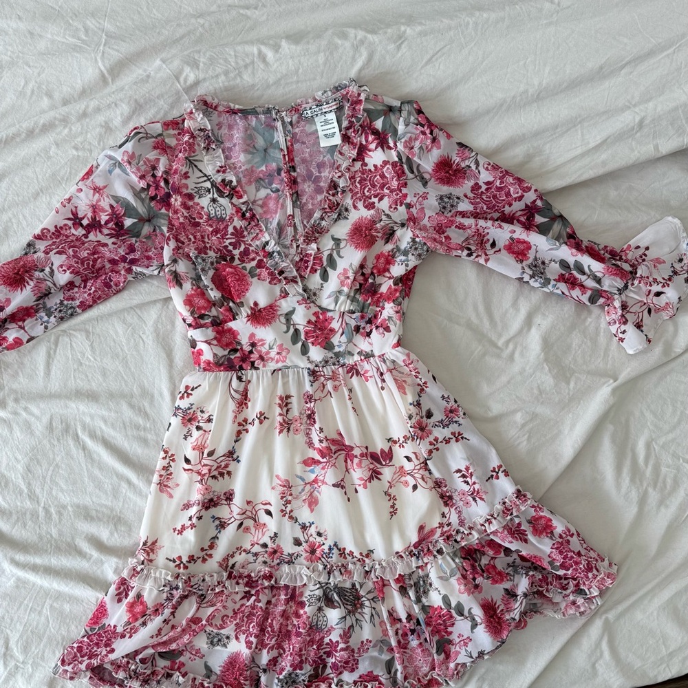 Red Dress Boutique Floral Long Sleeve Dress